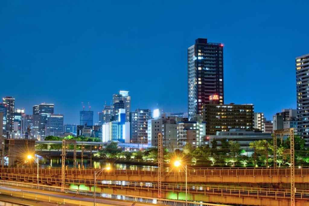 Night View Around Kyobashi