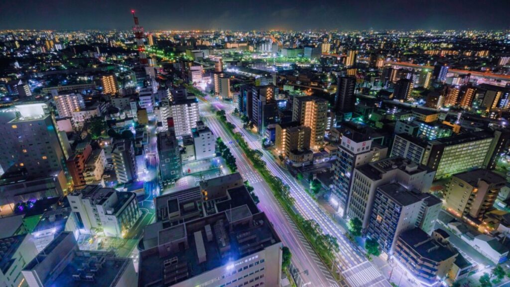 Night View of Kanayama